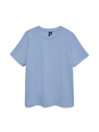 Chocolate Vero Moda Basic Cotton T Shirt