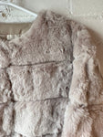 Beige Short Soft Faux Fur Coat