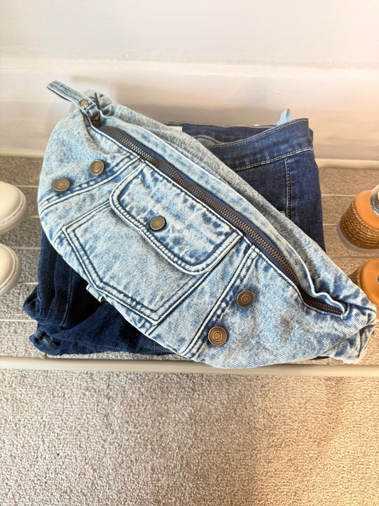 City Blue Denim Bum Bag