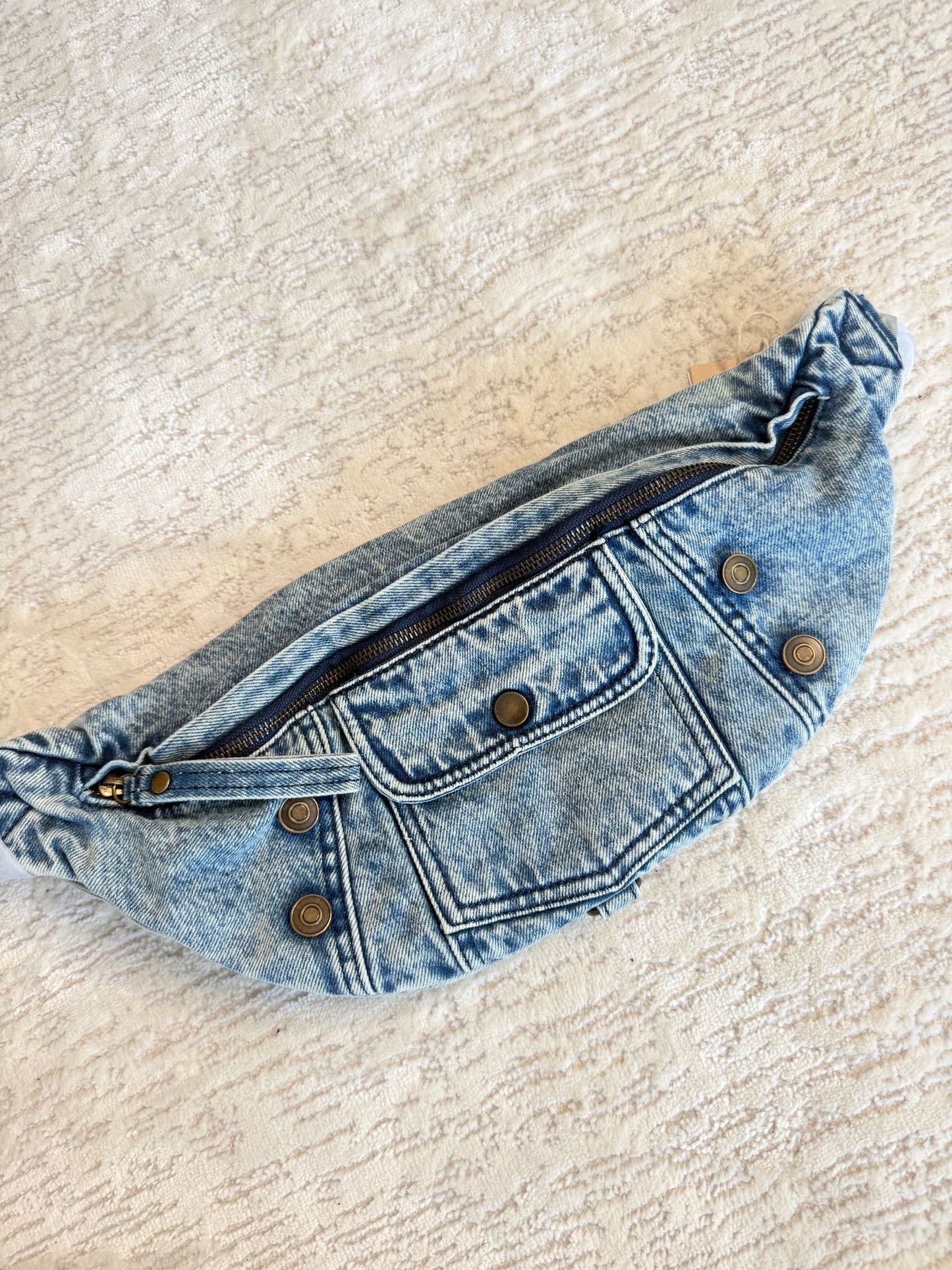 City Blue Denim Bum Bag
