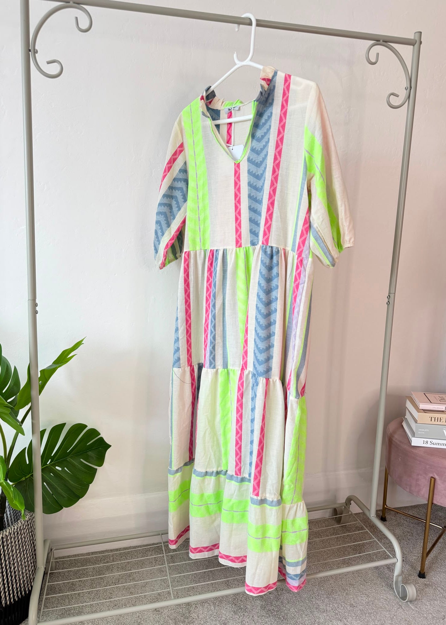 neon aztec maxi dress Aztec Maxi Dresses