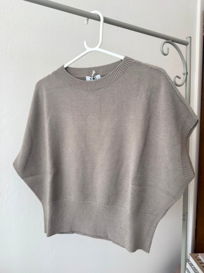 Red S/Sleeve Batwing Jumper