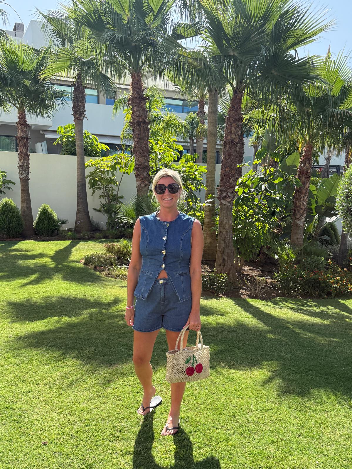 Denim Shorts Co Ord