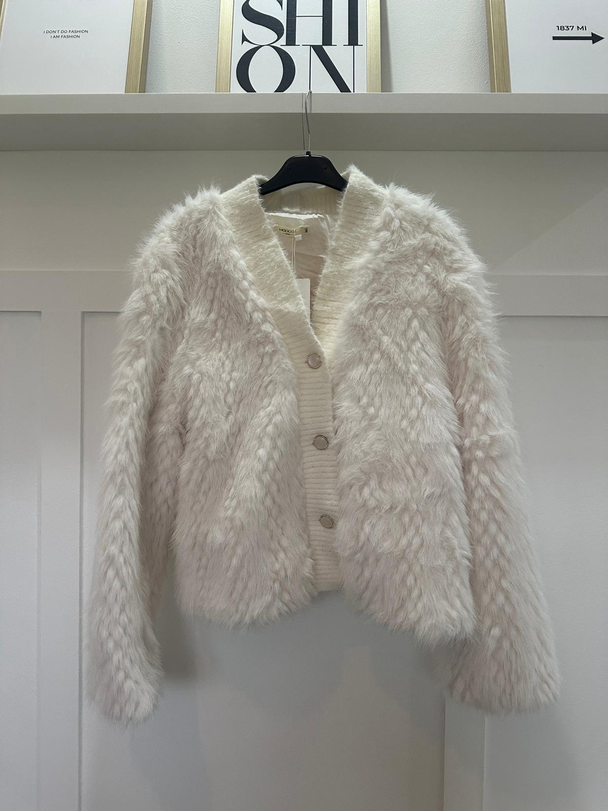 Faux Fur Cardigan