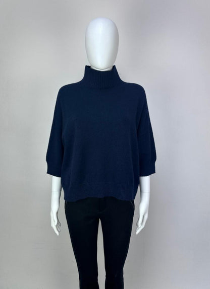Latte Turtleneck 3/4 Sleeve Jumper