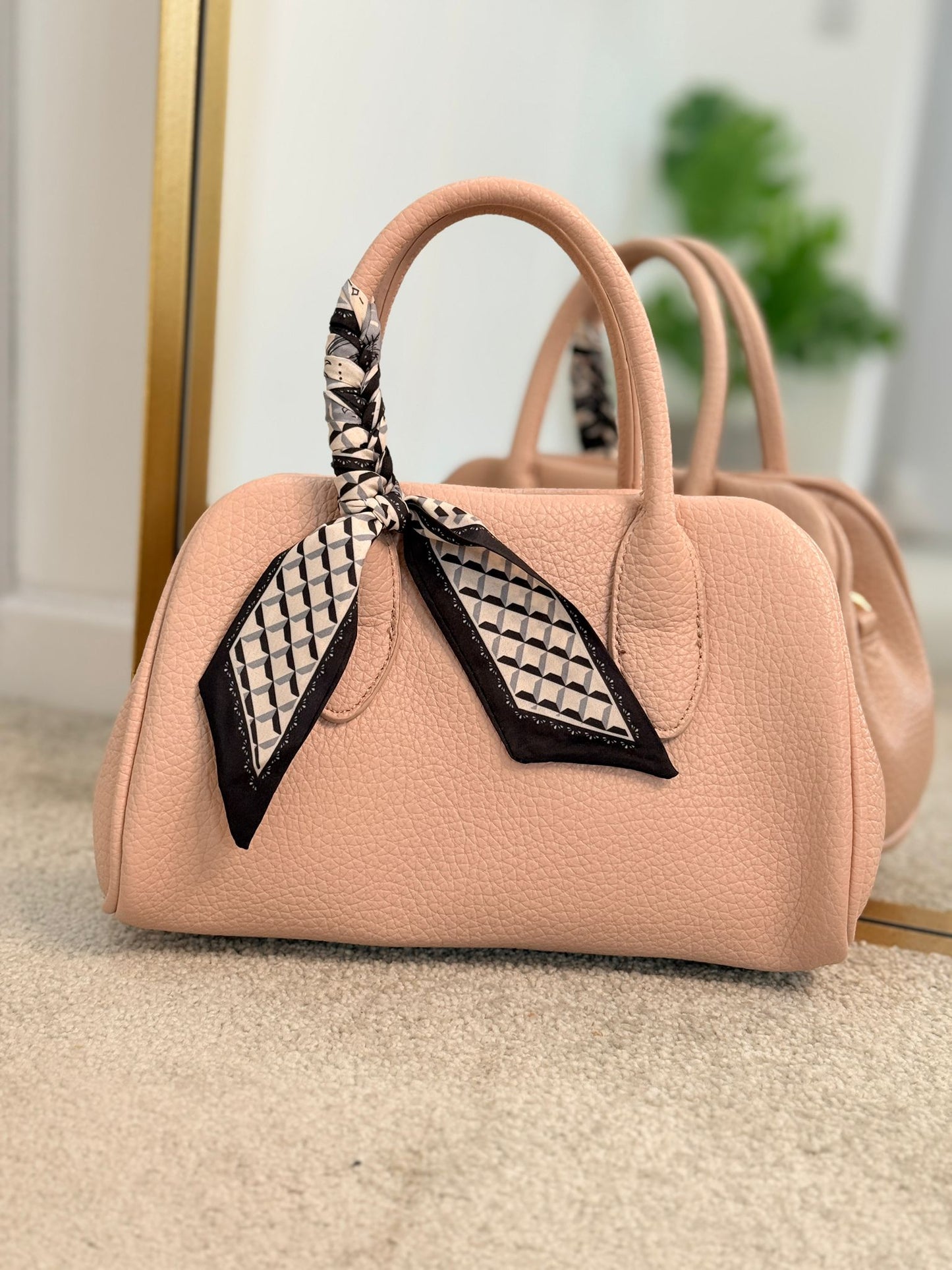 Pale Blue Scarf Bag