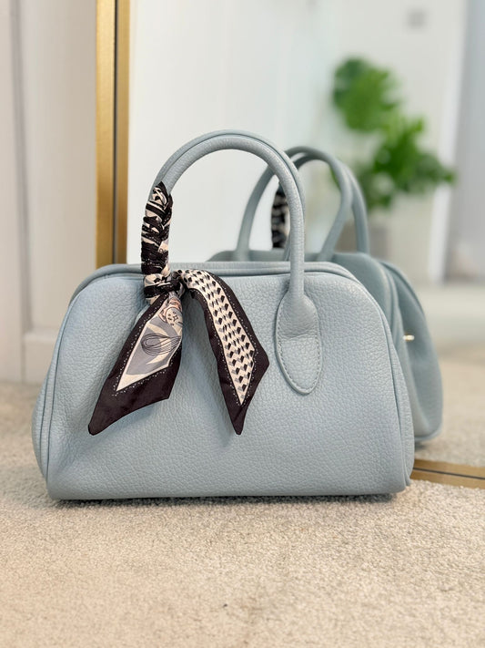 Pale Blue Scarf Bag