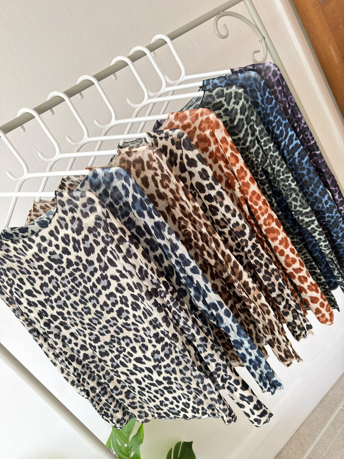 Leopard Cashmere Blend Layering Top | 8 Colours