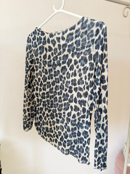 Leopard Cashmere Blend Layering Top | 8 Colours