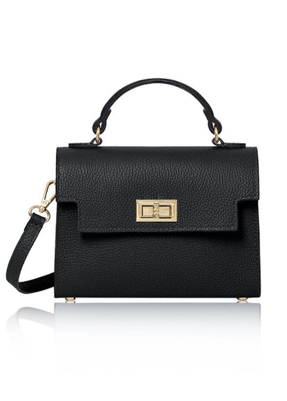 Tan Mini Leather Grab Bag