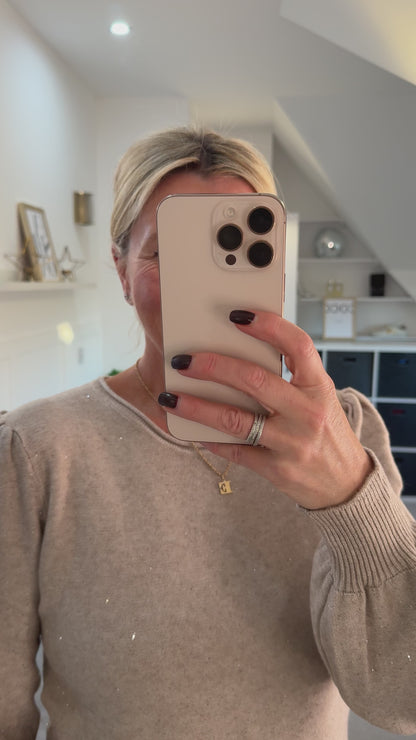 Chocloate Luxe Sequin Pencil Skirt