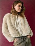 Vada Faux Fur Bomber Jacket