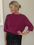 Mulberry Half Sleeve Jumper