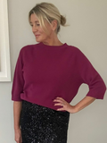 Mulberry Half Sleeve Jumper