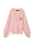 Carrie Pink Corsage Cardigan