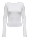 Felina Melange Grey Boat Neck Top