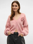 Carrie Pink Corsage Cardigan