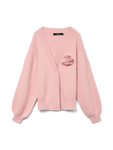 Carrie Pink Corsage Cardigan