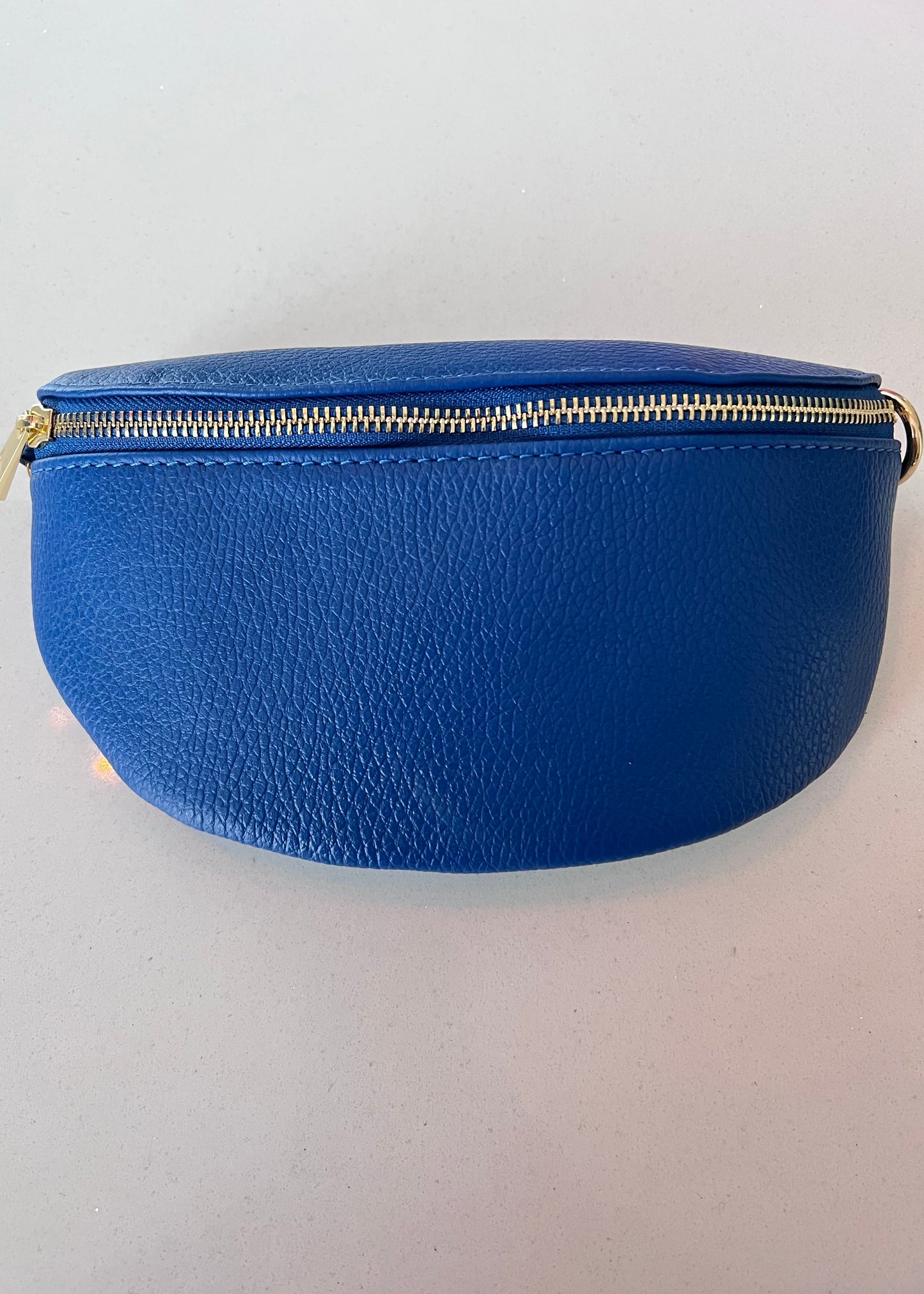 Cobalt Leather Bum Bag