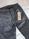 Melly & Co Black Pleather Jeans