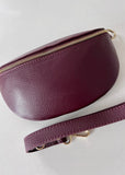 Burgundy Leather Bum Bag