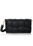 Black Quilted Cross Body Bag