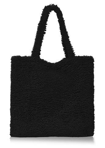Black EXTRA LARGE Teddy Tote Bag