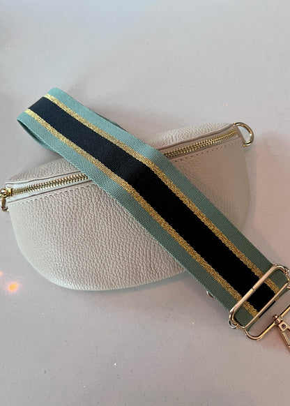 Cream Leather Bum Bag