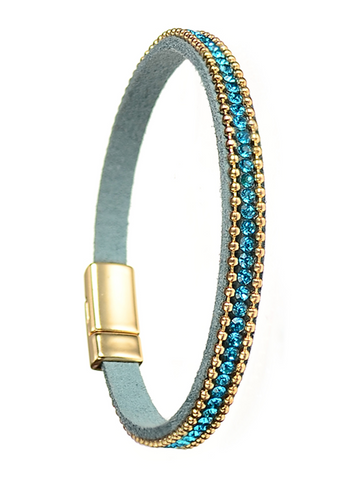 Turquoise Sparkle Cuff Bracelet