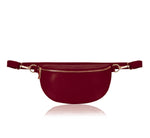 Burgundy Leather Bum Bag