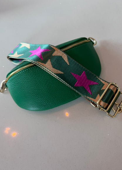 Apple Green Leather Bum Bag