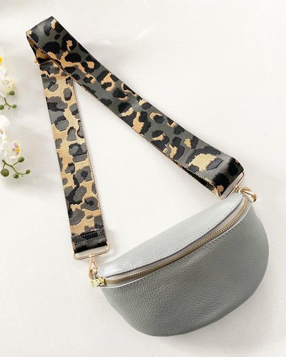 Smoke Rose Leather Bum Bag