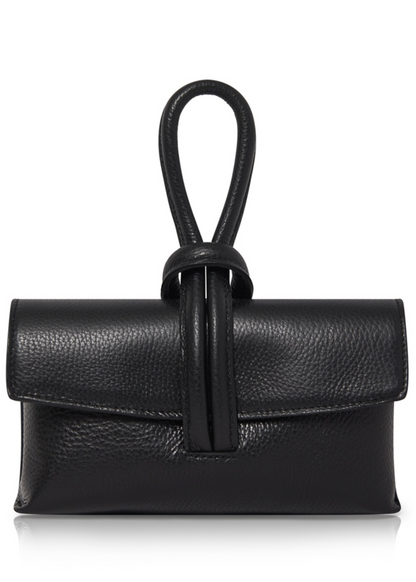 Silver Loop Clutch/Cross Body Bag