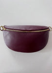 Burgundy Leather Bum Bag