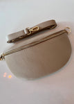 Taupe Leather Bum Bag