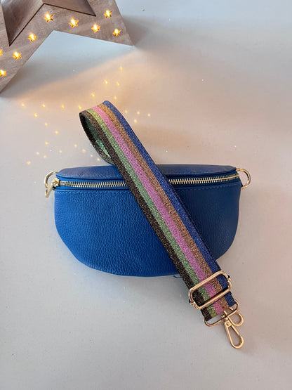 Cobalt Leather Bum Bag