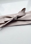 Stone Tie Wrap Leather Obi Belt
