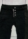 Melly & Co Black 4 Button Black Jeans