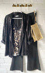 Black Sequin Blazer