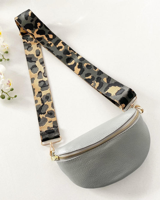 Gold Leather Bum Bag