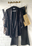 Black Sequin Blazer