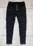 Melly & Co Black 4 Button Black Jeans