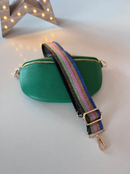 Apple Green Leather Bum Bag