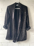 Black Sequin Blazer