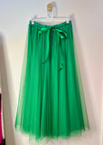 Green Tulle Skirt