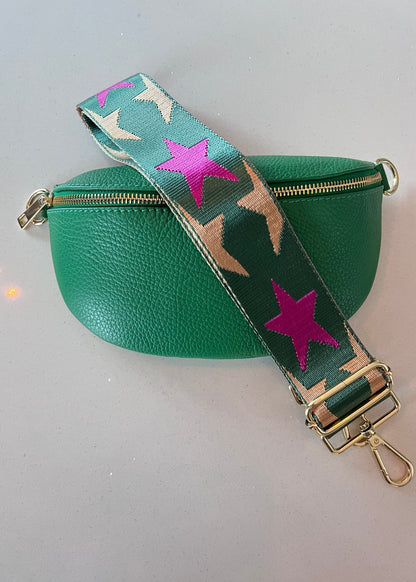 Apple Green Leather Bum Bag