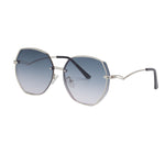 PALMA Blue/Silver Hex Sunglasses