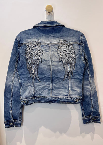 Melly & Co Angel Wing Denim Jacket