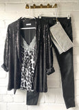 Black Sequin Blazer