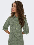 Green Floral Shirt Dress by ONLY